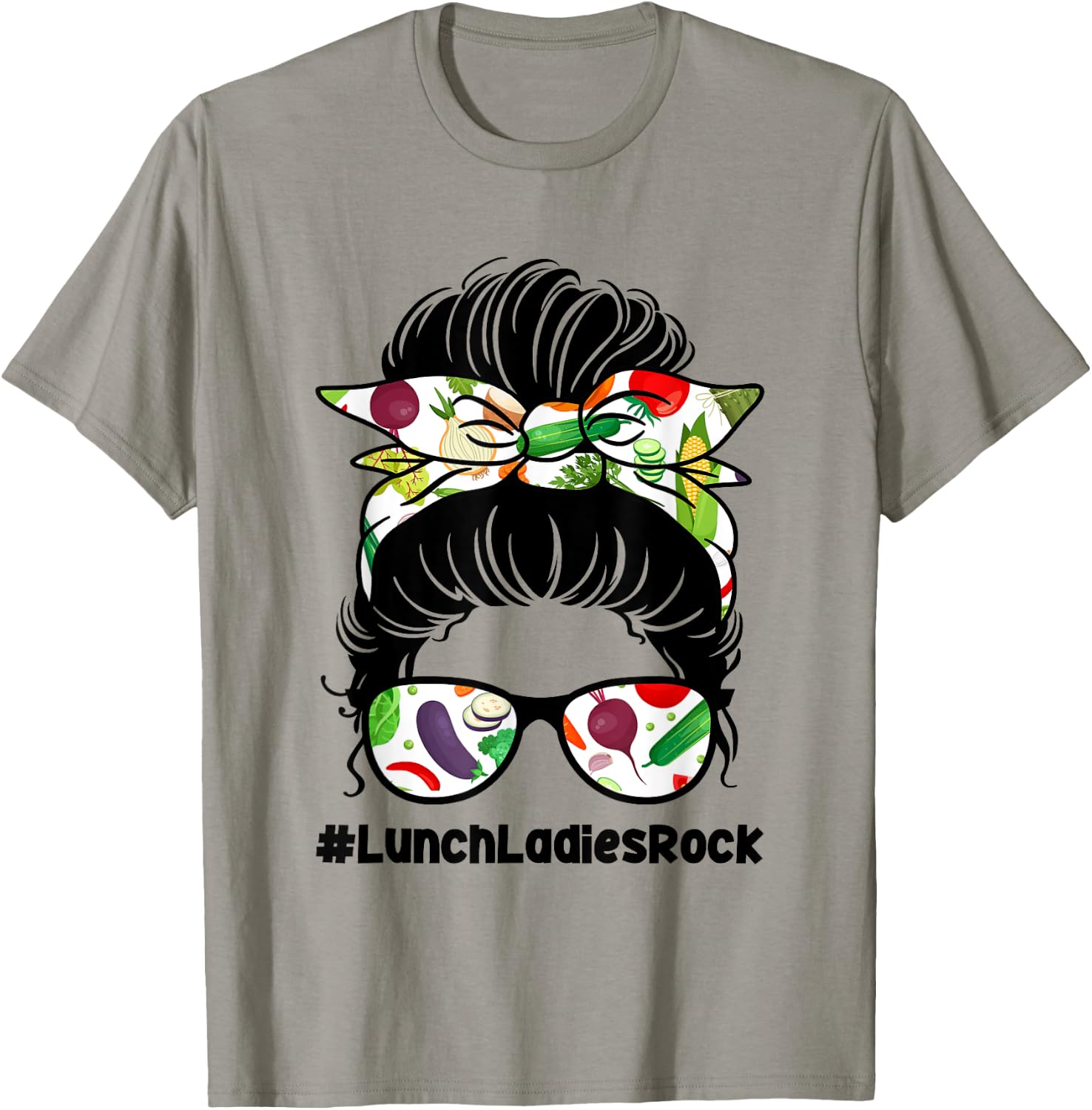 Lunch Ladies Rock Food Service School Cafeteria Worker T-Shirt - T-Shirt | Sand