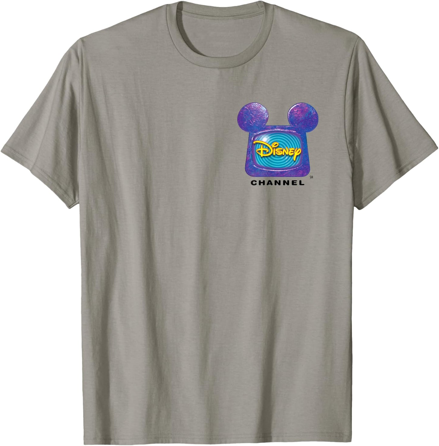 Disney Channel Official Mickey Mouse TV Retro 1999 Logo T-Shirt - T-Shirt | Sand