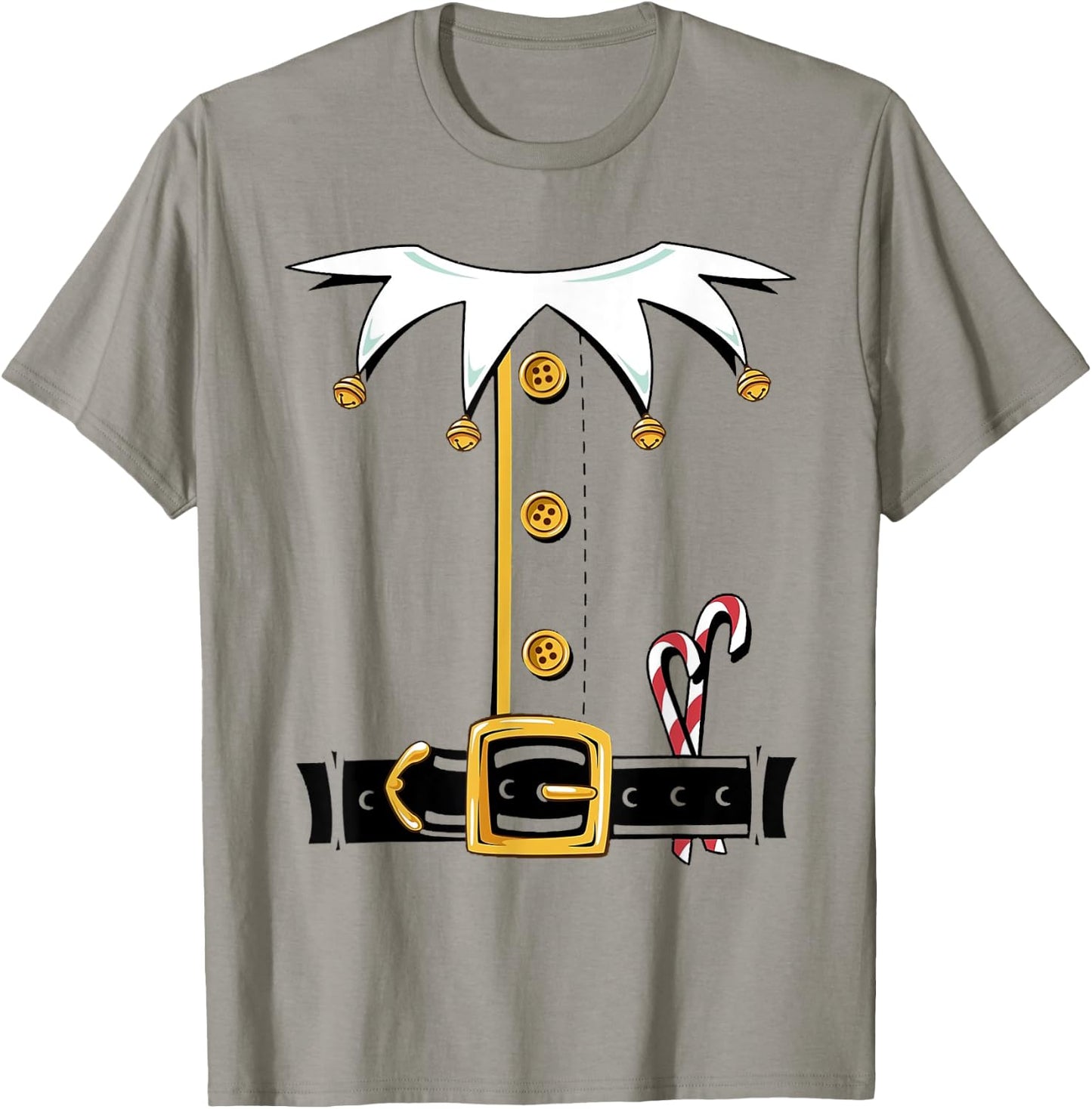 I'm An Elf Candy Cane Funny Elves Halloween Costume Outfit T-Shirt - T-Shirt | Sand