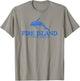 Fire Island New York Dolphin Women Beach Souvenir T-Shirt - T-Shirt | Sand