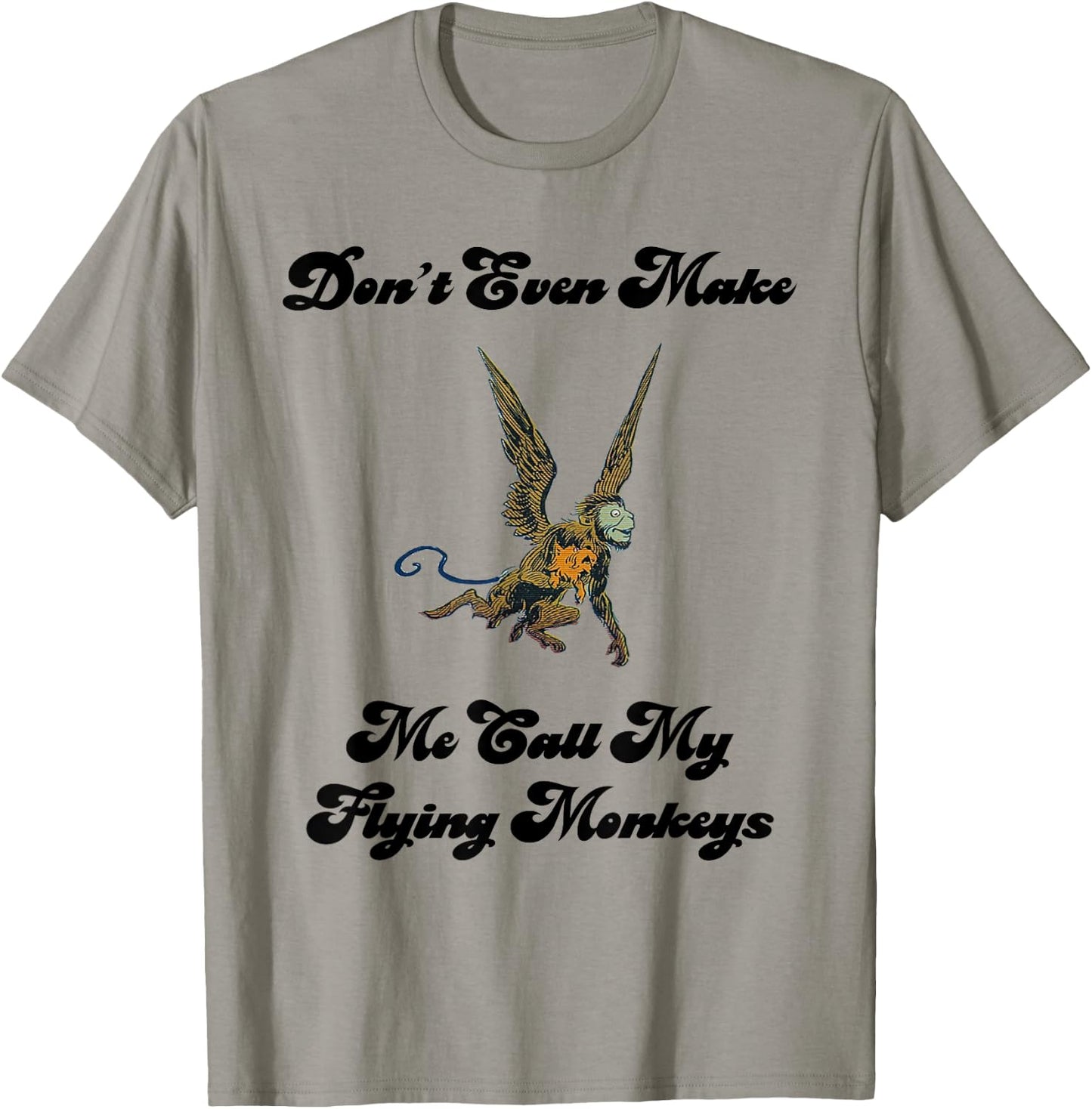 Wizard Flying Monkey Funny T-Shirt - T-Shirt | Sand