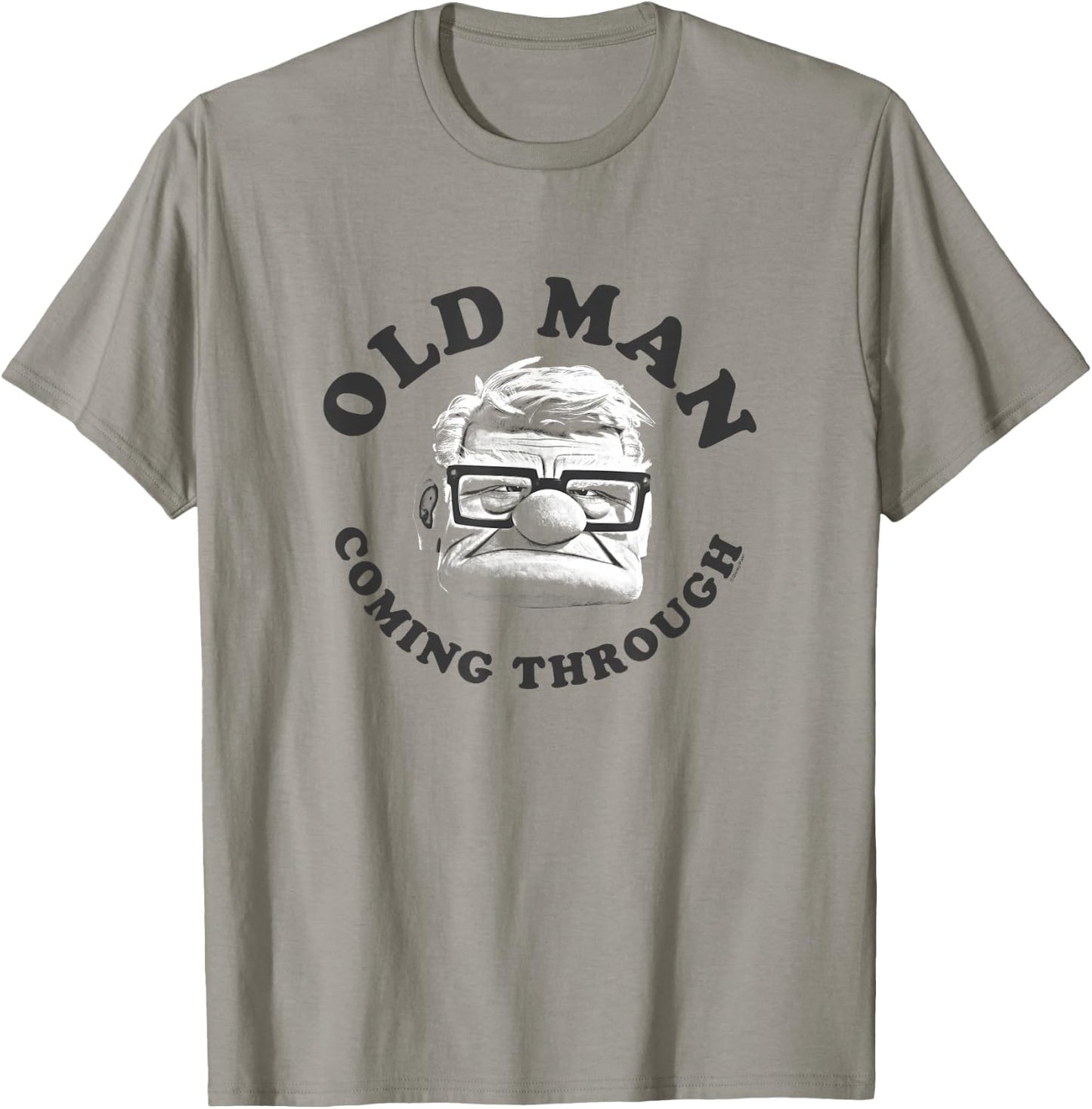 Disney Pixar Up Old Man Coming Through Vintage Carl Face T-Shirt - T-Shirt | Sand