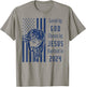 Loved By God Chosen By Jesus Baptized 2024 Christ Flag T-Shirt - T-Shirt | Sand