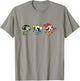 The Powerpuff Girls Ready For A Tennis Match T-Shirt - T-Shirt | Sand