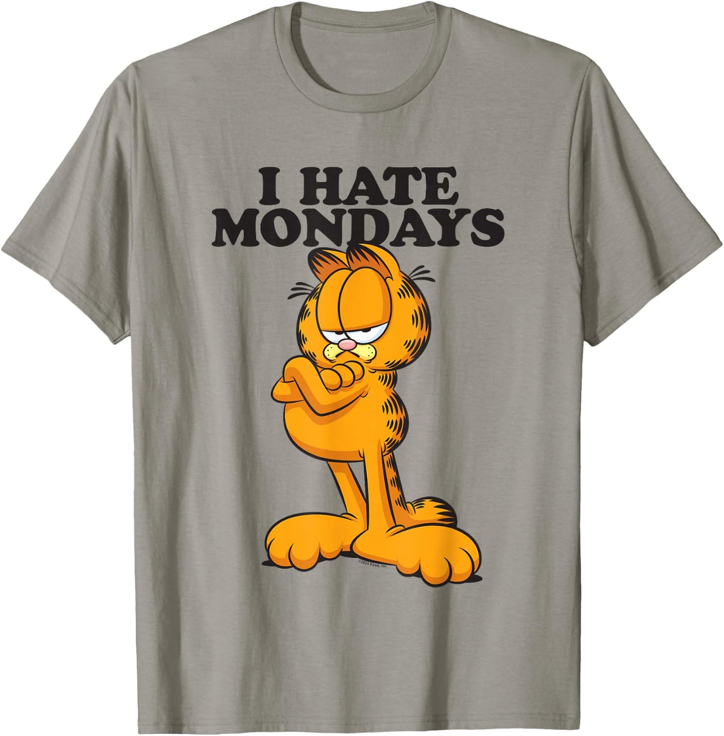 Garfield I Hate Mondays T-Shirt - T-Shirt | Sand