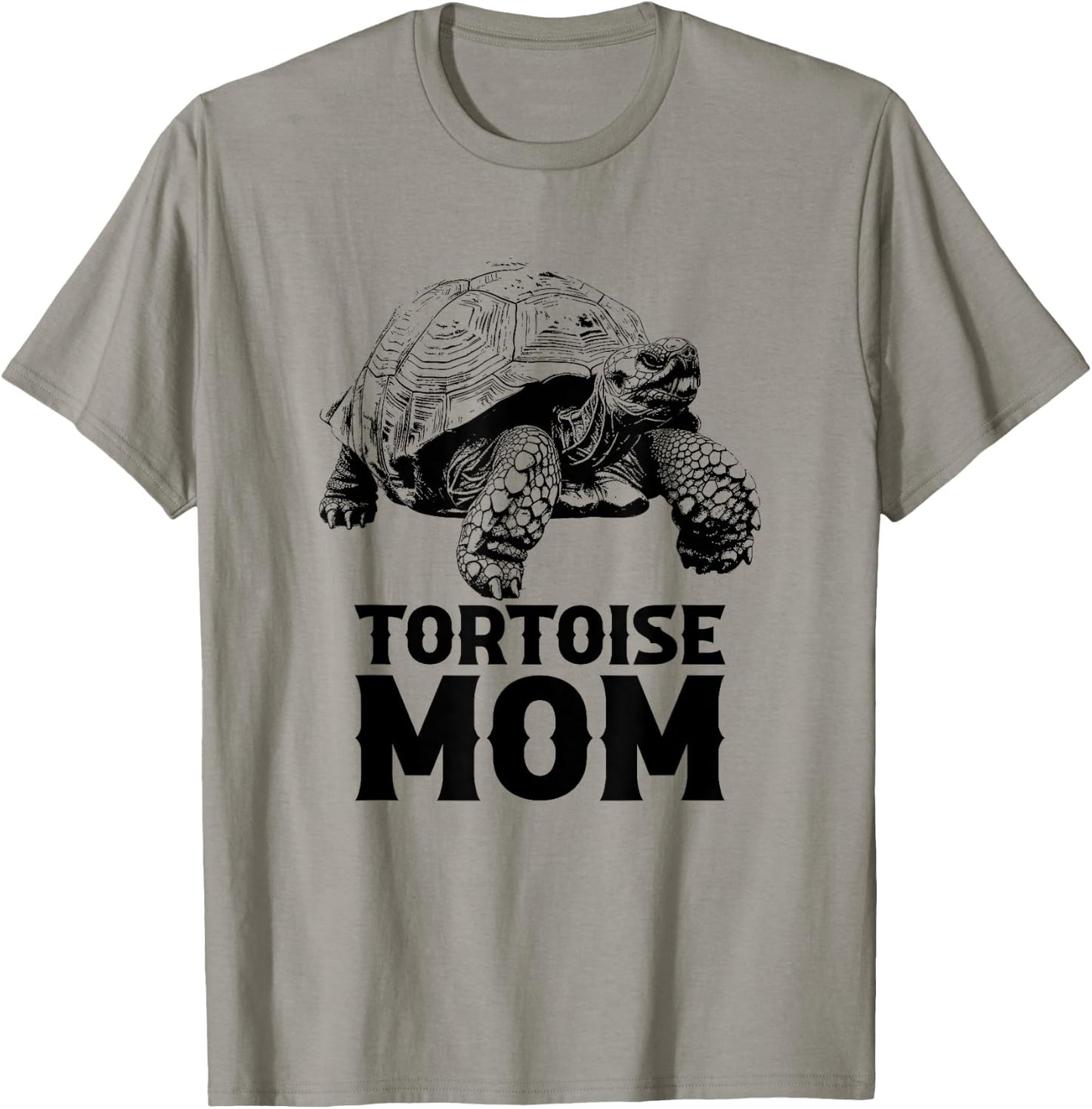 African Sulcata Tortoise mom T-Shirt - T-Shirt | Sand