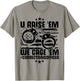 Corrections Decor Thin Silver Line Gear Correctional Officer T-Shirt - T-Shirt | Sand