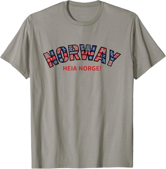 Soccer Fan Shirt 2026 Norway Heia Norge Norway HEIA Norge T-Shirt - T-Shirt | Sand