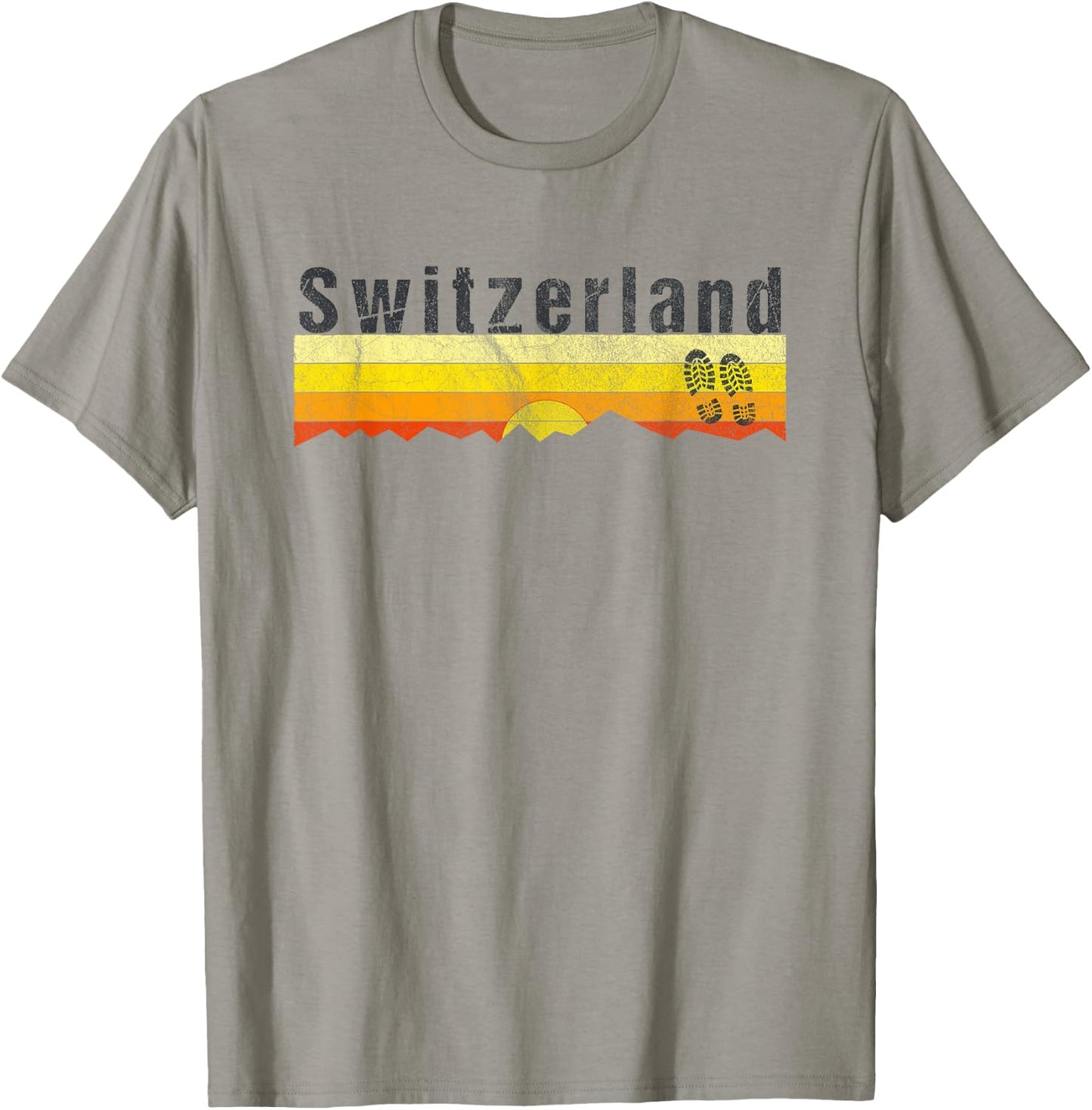 Vintage Switzerland Gift T-Shirt - T-Shirt | Sand