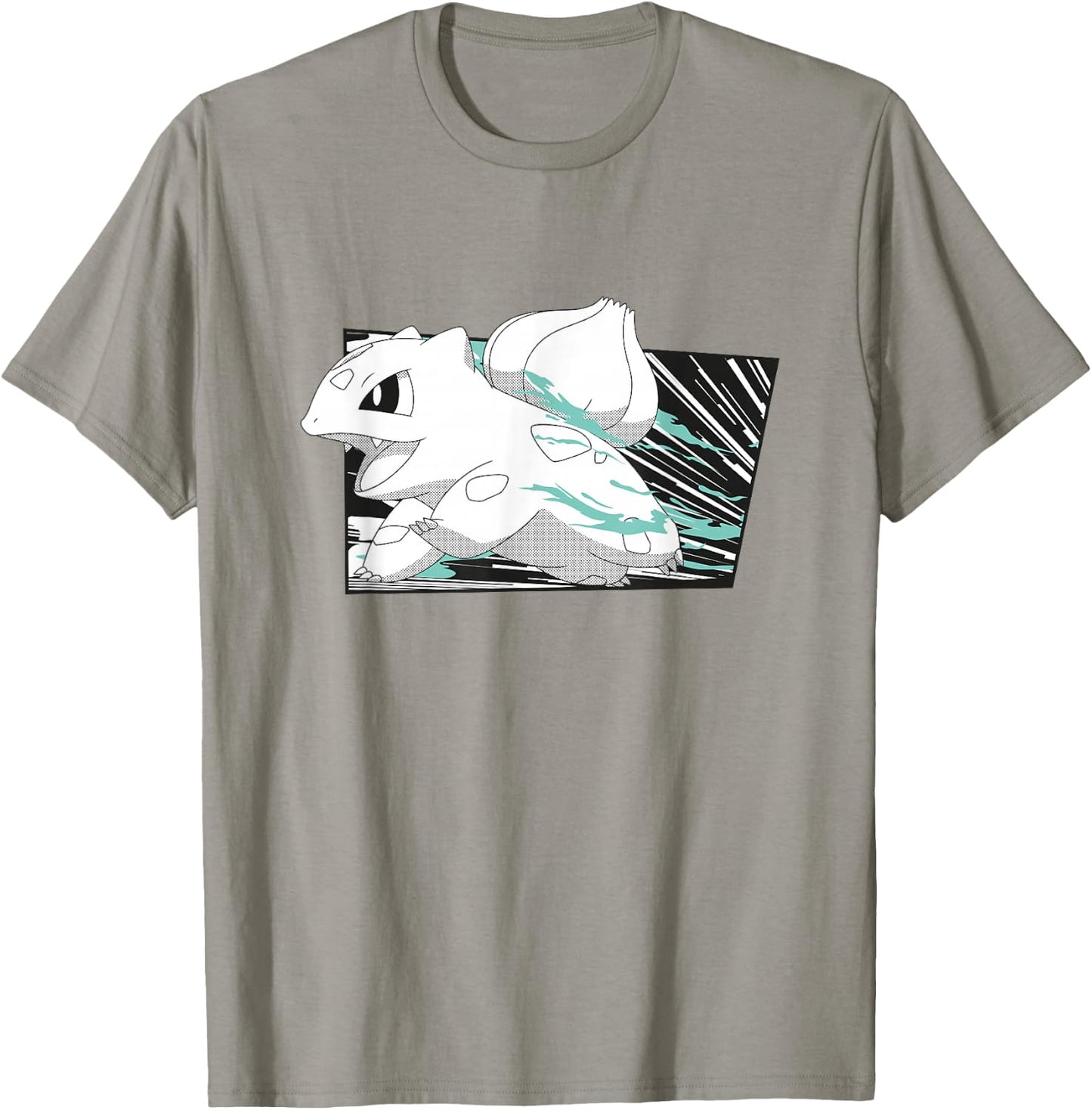 Pokémon Bulbasaur Running Through Happily Vintage T-Shirt - T-Shirt | Sand