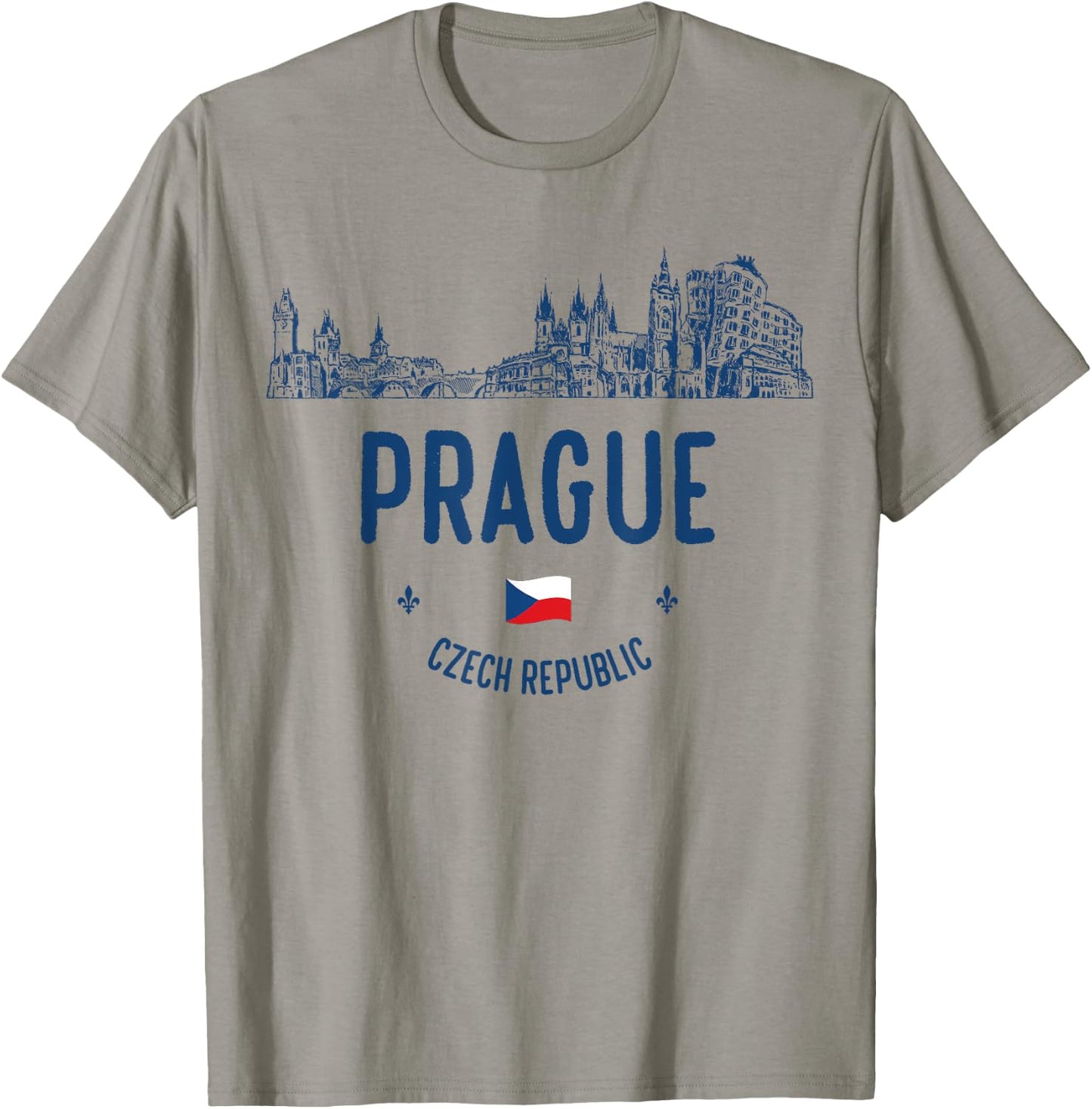Prague Travel T-Shirt - T-Shirt | Sand