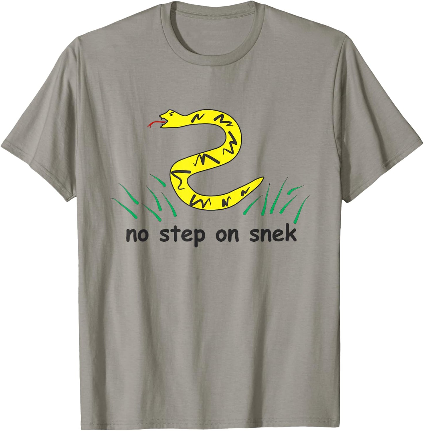 No Step on Snek | NickerStickers Don't Tread Snake T-Shirt - T-Shirt | Sand