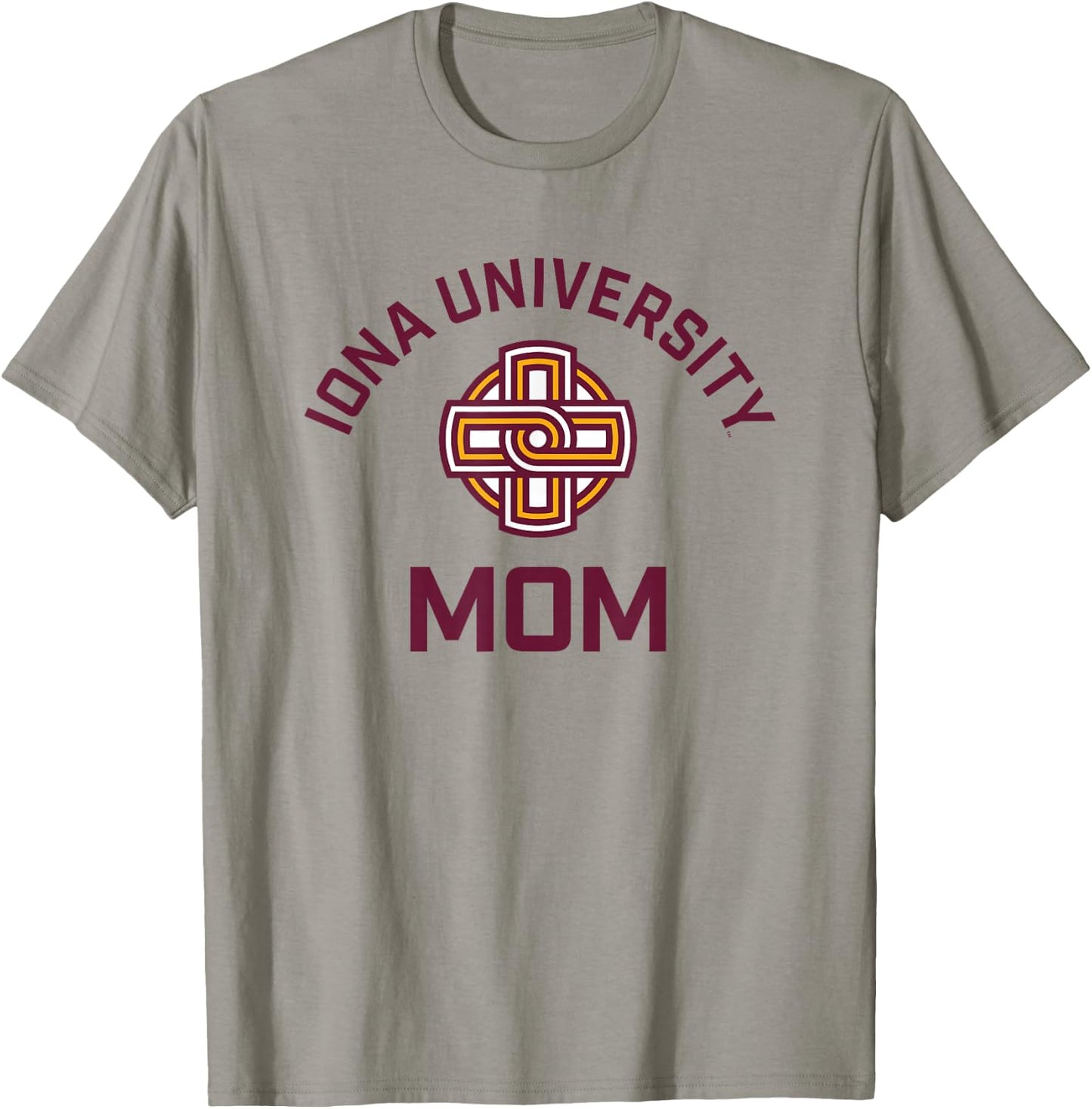 Iona University Gaels Arched Mom T-Shirt - T-Shirt | Sand