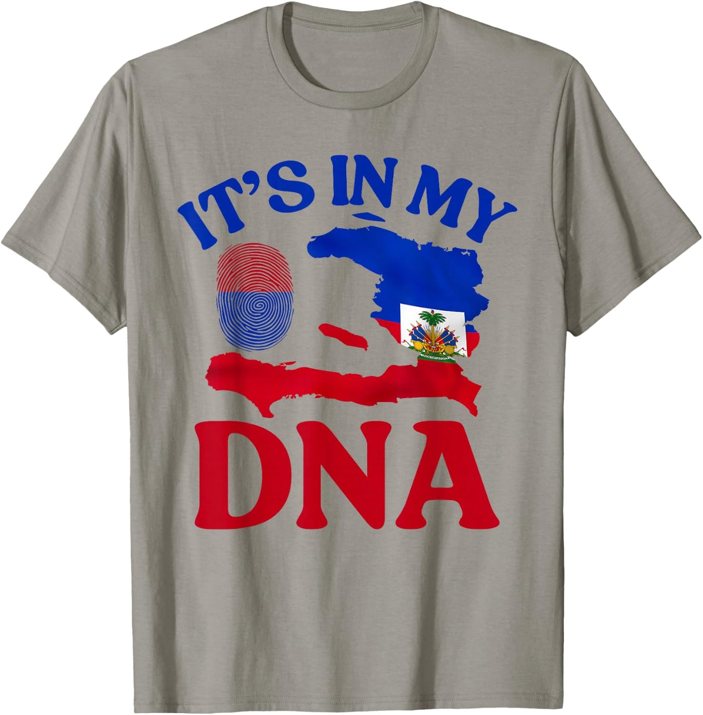 It's in my DNA Happy Haitian Flag Day Haiti Flag Heart T-Shirt - T-Shirt | Sand