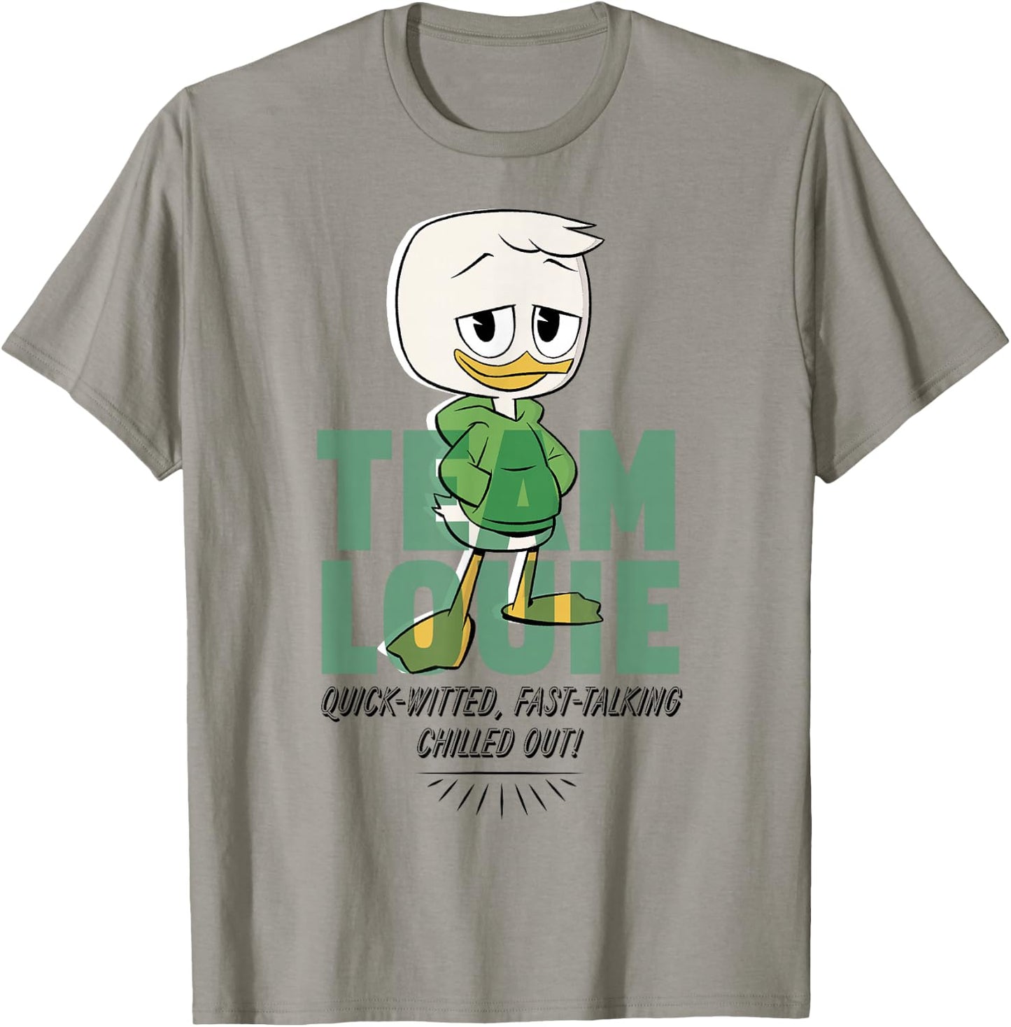 Disney DuckTales Team Louie Quick-Witted Fast-Talking T-Shirt - T-Shirt | Sand