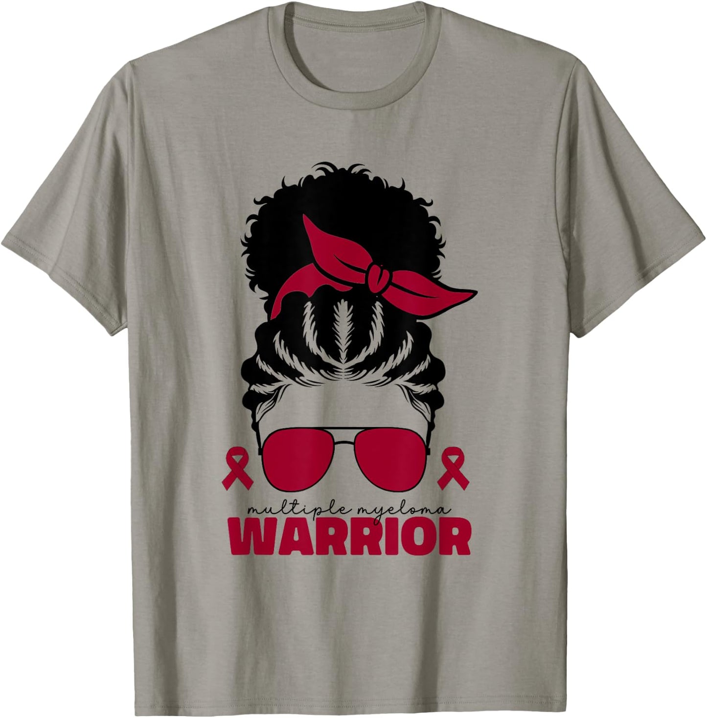 Multiple Myeloma Warrior Multiple Myeloma Cancer T-Shirt - T-Shirt | Sand