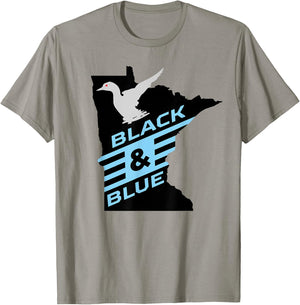 Minnesota Soccer Loon Black & Blue T-Shirt - T-Shirt | Sand
