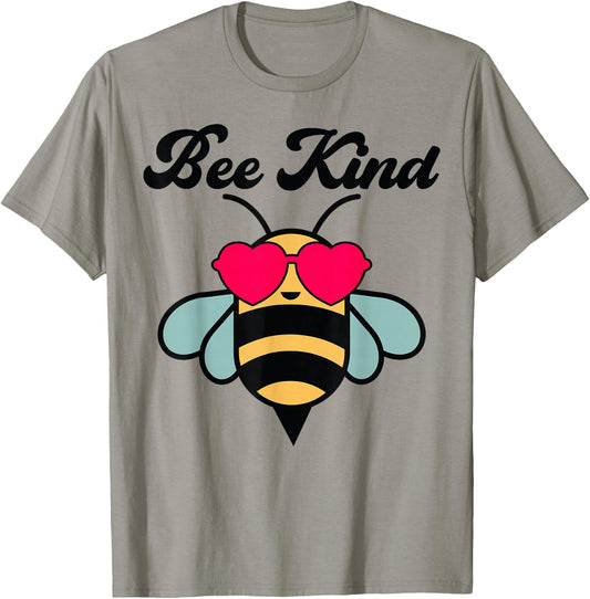 Bee-Shirt Girls Bumble Bee Kind Toddler Kids Cute BumbleBee T-Shirt - T-Shirt | Sand