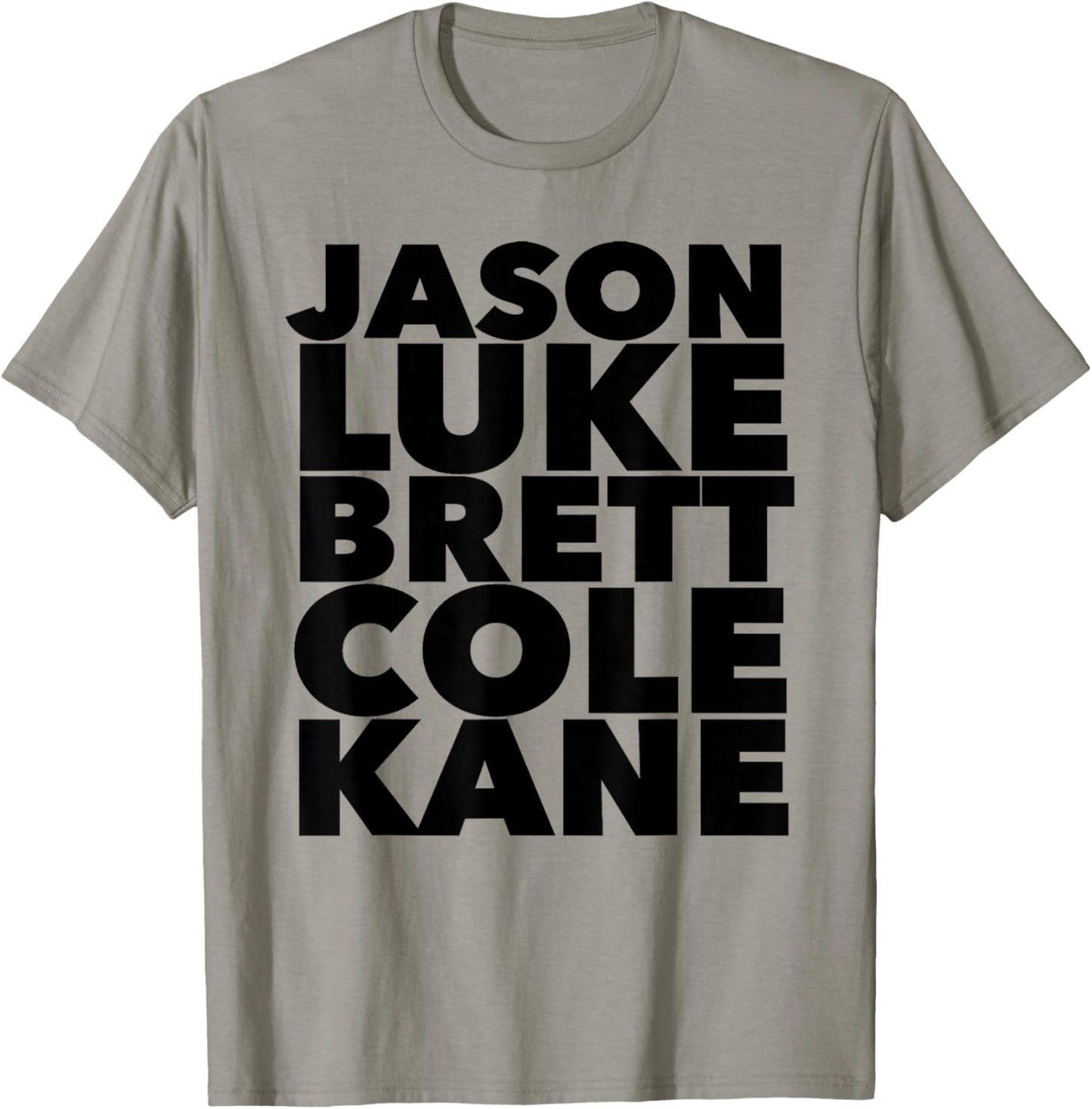 Jason Luke Cole Kane Brett Country Music Shirt T-Shirt - T-Shirt | Sand
