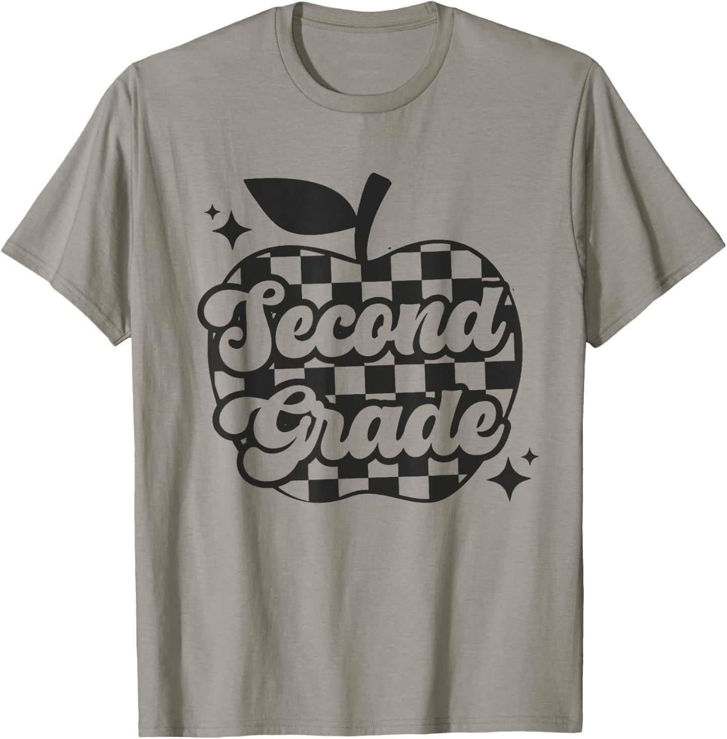 Second Grade Teacher Apple Back To School Boys Girls Kids T-Shirt - T-Shirt | Sand