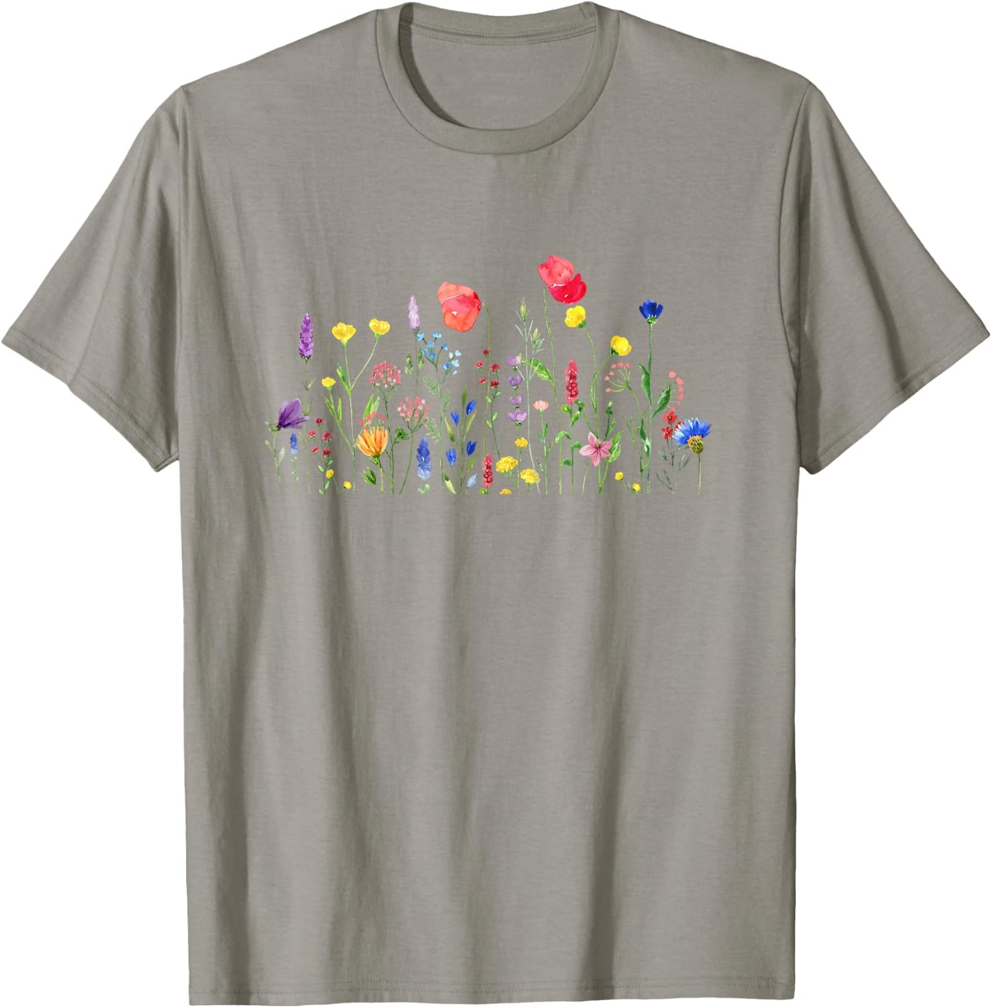 Spring Summer Wildflowers Men Women Kids T-Shirt - T-Shirt | Sand