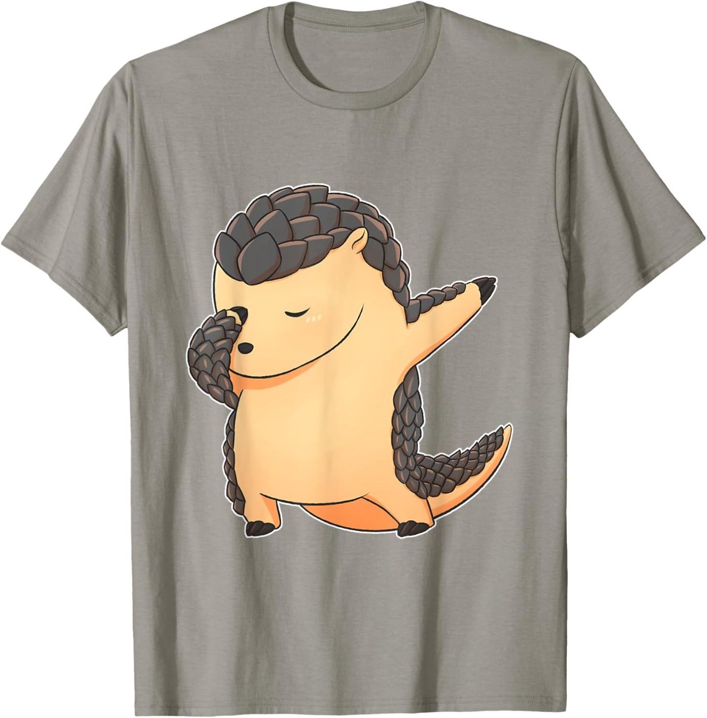 Dabbing Pangolin Endangered Manis Animal T Shirt T-Shirt - T-Shirt | Sand