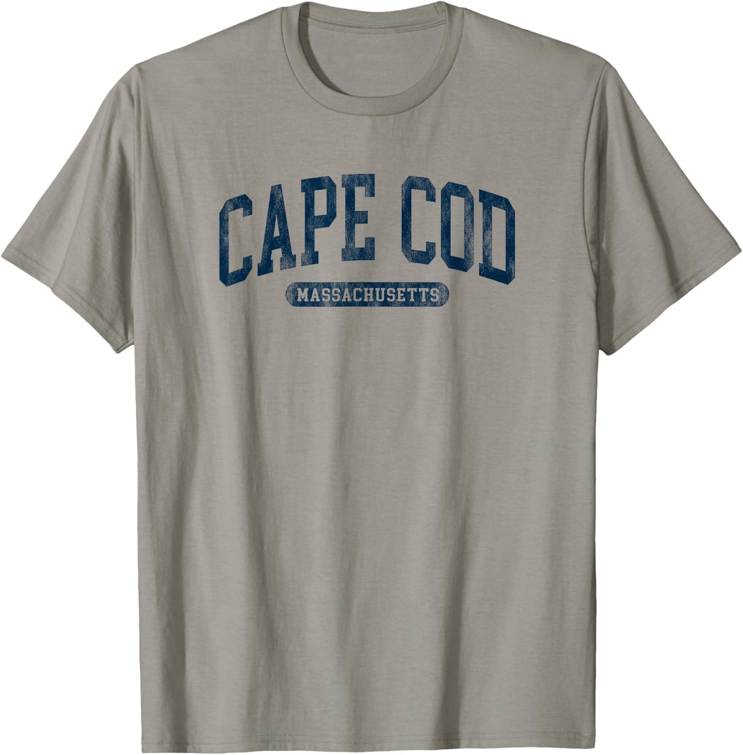 Cape Cod Massachusetts Retro Preppy Throwback T-Shirt - T-Shirt | Sand