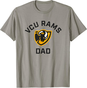 Virginia Commonwealth University VCU Rams Arched Dad T-Shirt - T-Shirt | Sand