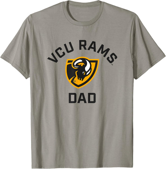 Virginia Commonwealth University VCU Rams Arched Dad T-Shirt - T-Shirt | Sand