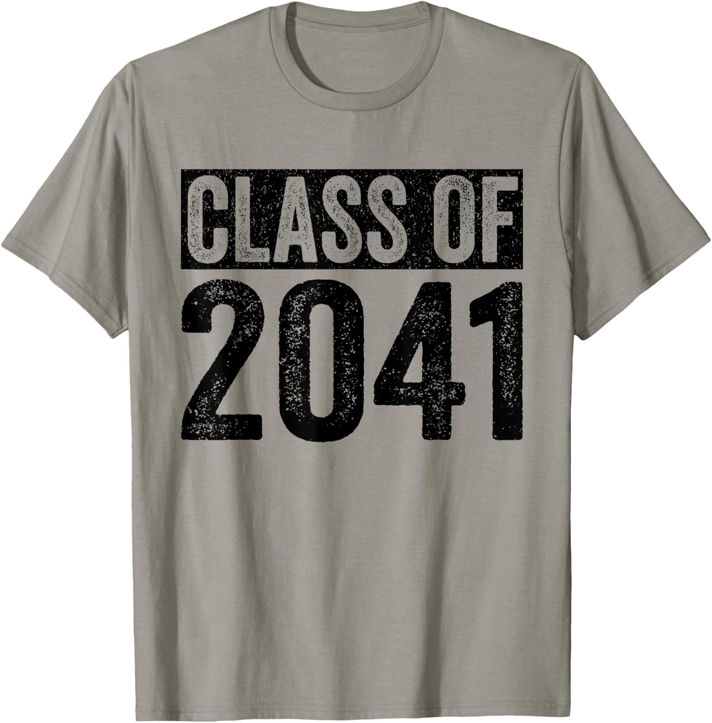 Class of 2041 Grow With Me Graduation First Day of School T-Shirt - T-Shirt | Sand