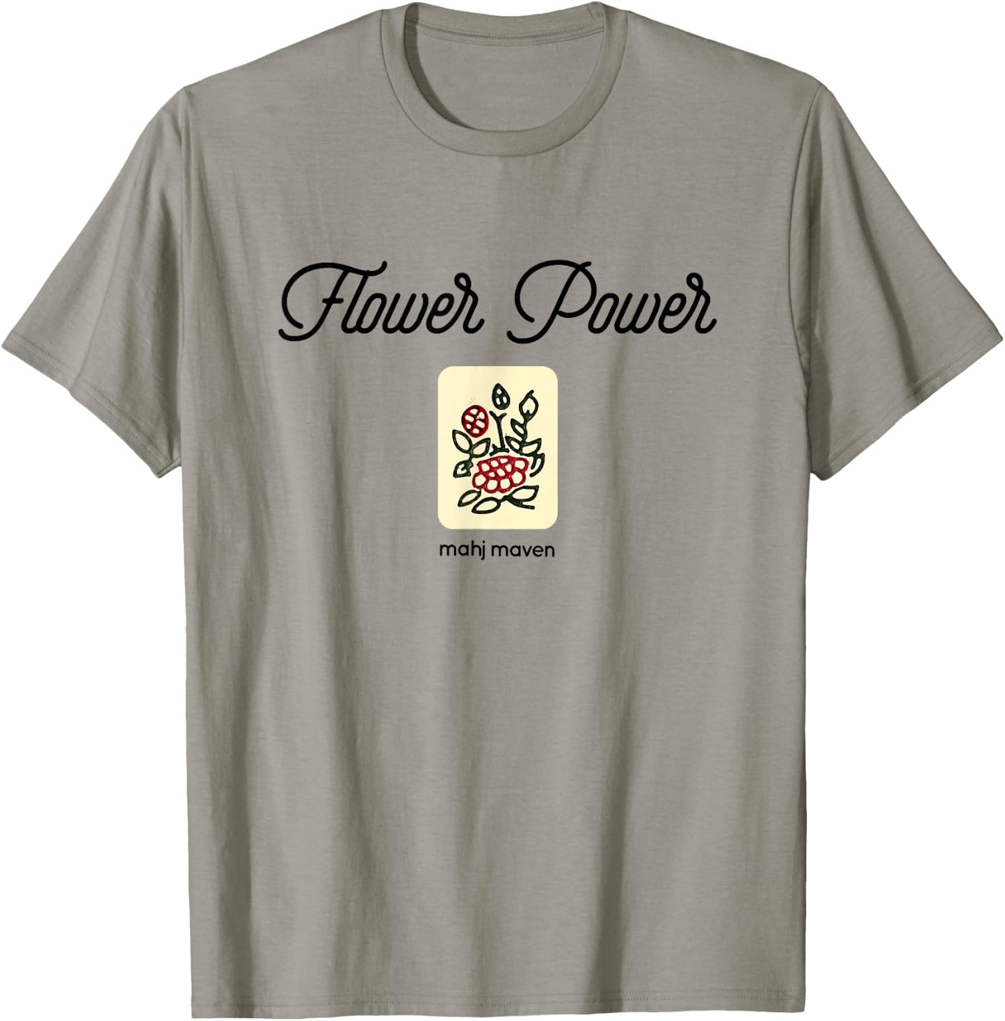 Flower Power Mah Jong T-Shirt - T-Shirt | Sand