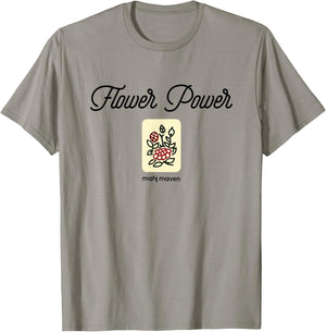 Flower Power Mah Jong T-Shirt - T-Shirt | Sand