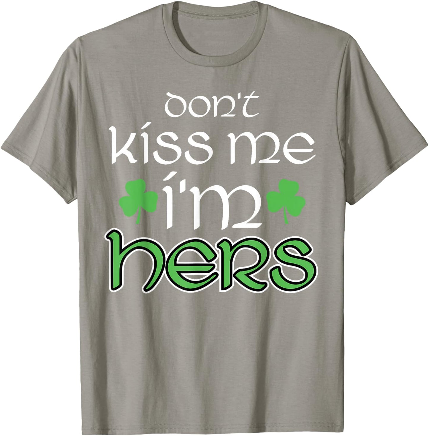 St Patricks Day Couple Matching His Hers Set 2 T-Shirt - T-Shirt | Sand