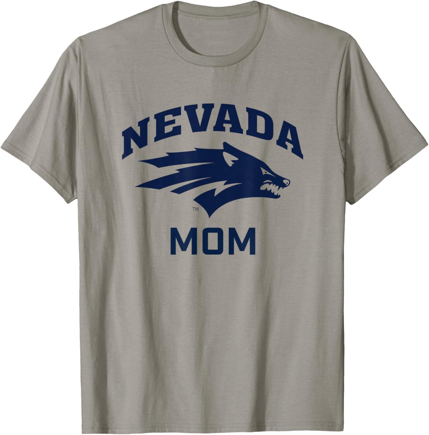 University of Nevada Reno Wolf Pack Arched Mom T-Shirt - T-Shirt | Sand