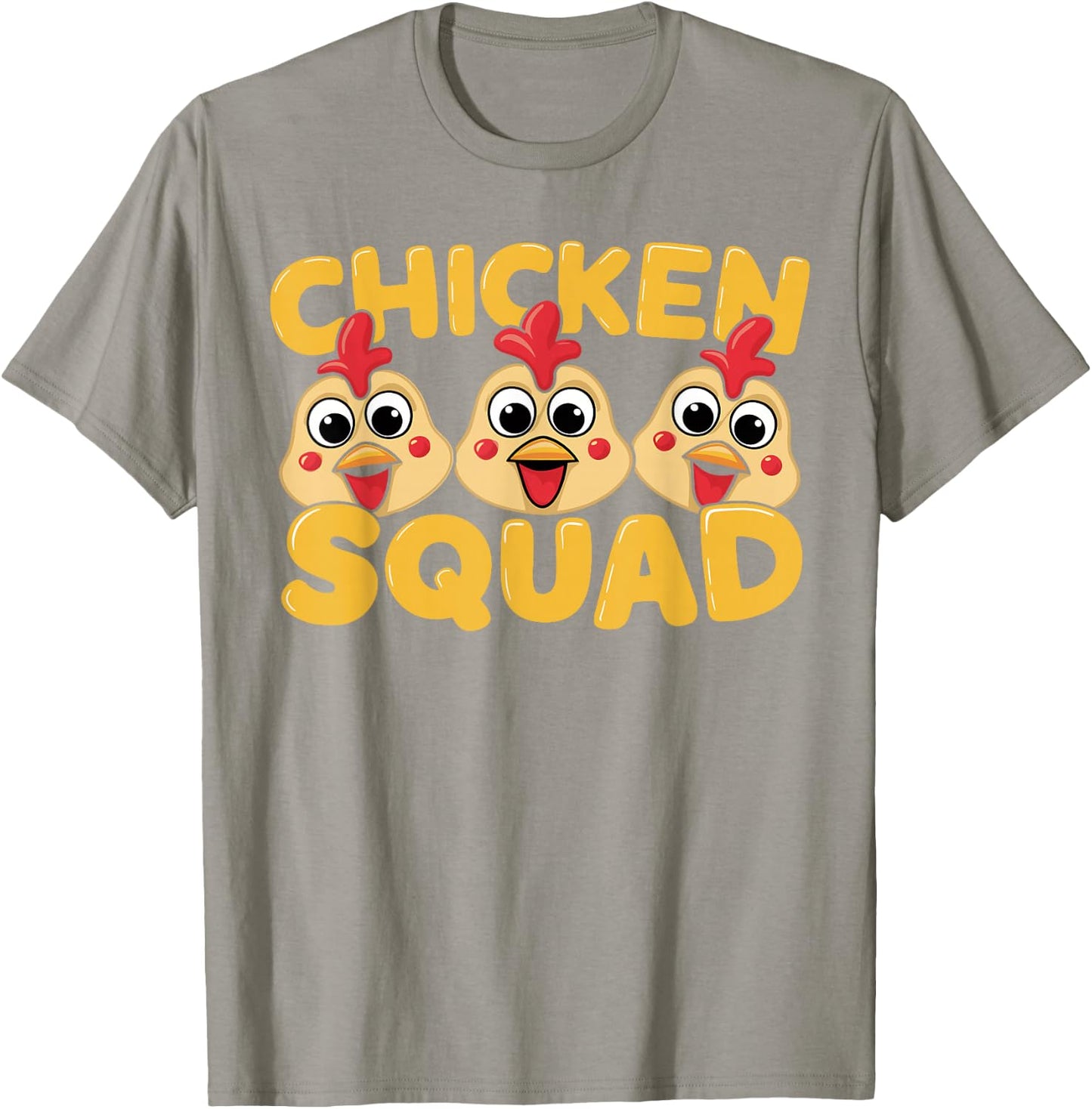 Kids Chicken Shirts for Chicken Lovers Chicken Squad | Kids Chicken T-Shirt - T-Shirt | Sand