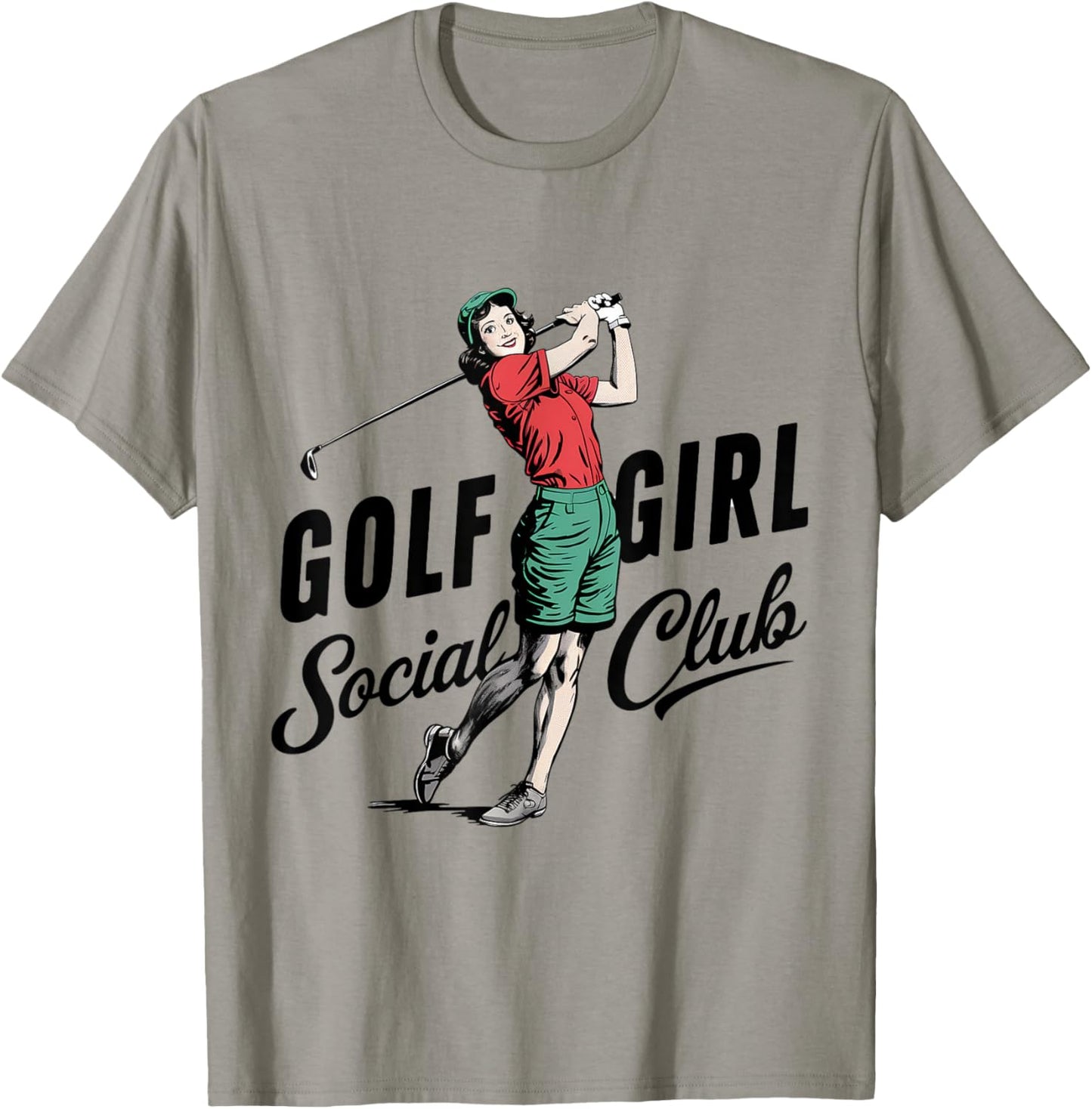 Golf Girl Social Club Golf T-Shirt - T-Shirt | Sand