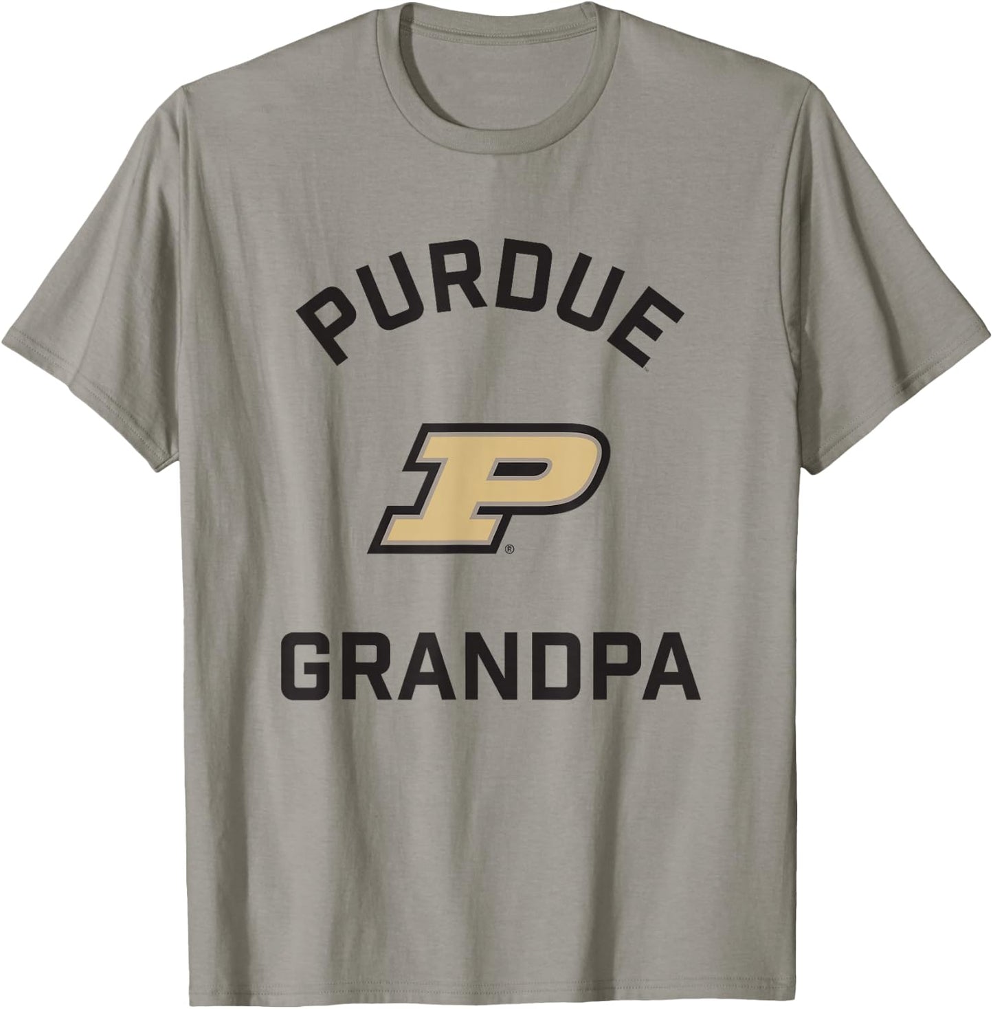 Purdue University Boilermakers Arched Grandpa T-Shirt - T-Shirt | Sand