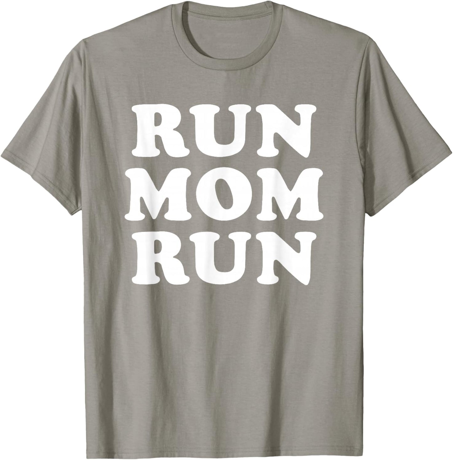 Run Mom Run Marathon Running Spectator Shirt T-Shirt - T-Shirt | Sand