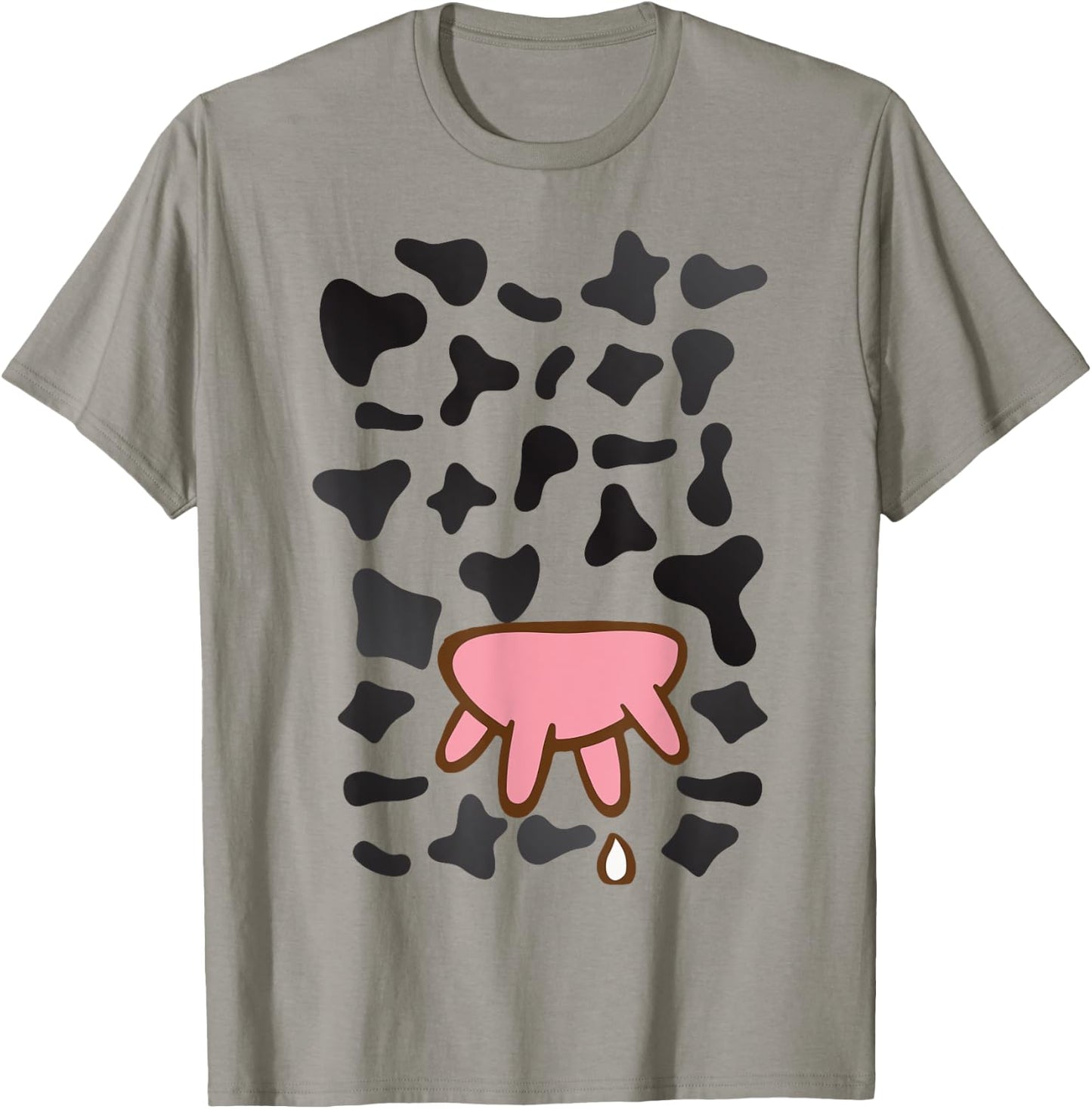 Funny Cow Utters Costume Animal Halloween Farming T-Shirt - T-Shirt | Sand