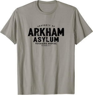 Batman Property of Arkham Asylum T-Shirt - T-Shirt | Sand