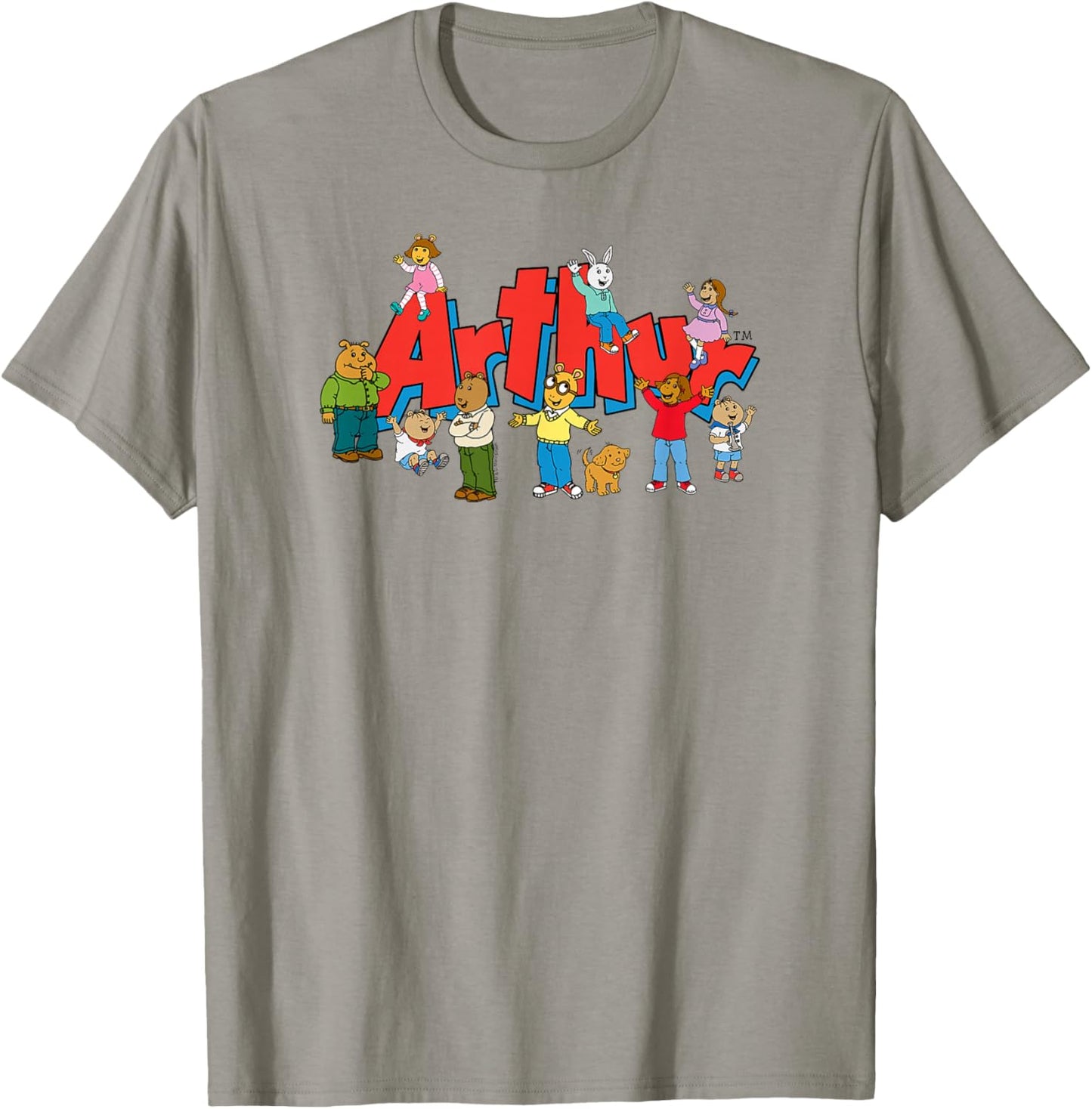 Arthur Arthur Kids Group with Logo T-Shirt - T-Shirt | Sand