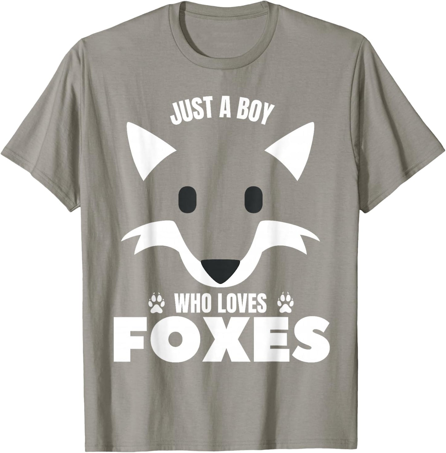 Just A Boy Who Loves Foxes Birthday BDay Boy Gifts Fox Lover T-Shirt - T-Shirt | Sand