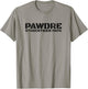 Funny Deutscher Stubentiger Papa. PAWDRE Katzen Vater. T-Shirt - T-Shirt | Sand