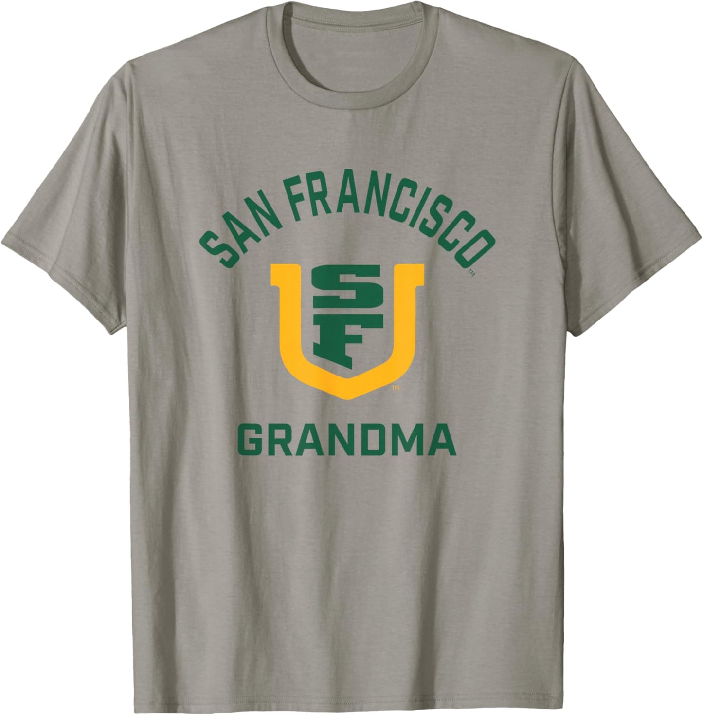 University of San Francisco USF Dons Arched Grandma T-Shirt - T-Shirt | Sand
