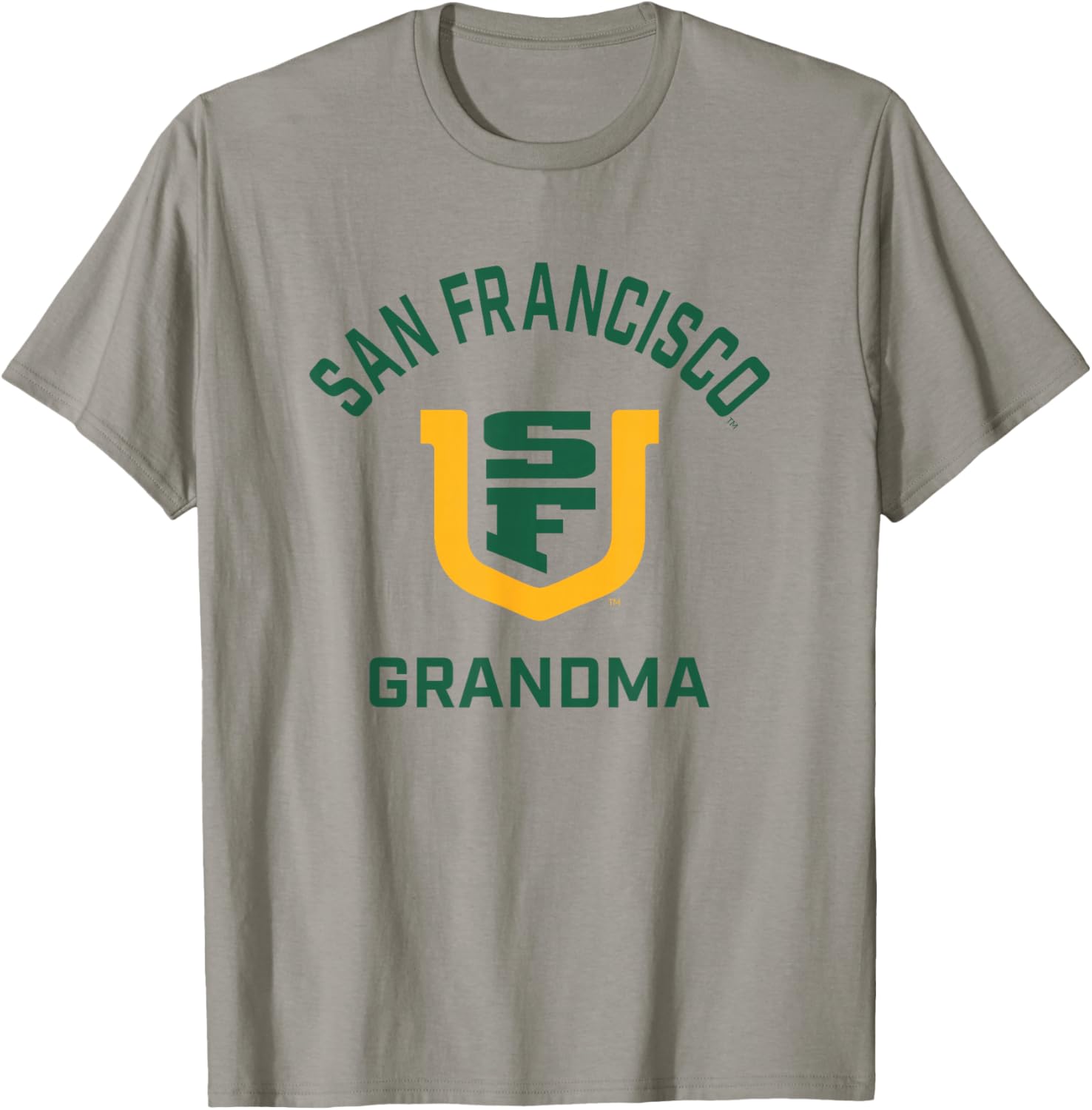 University of San Francisco USF Dons Arched Grandma T-Shirt - T-Shirt | Sand