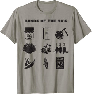 Bands Of The 90's T-Shirt - T-Shirt | Sand