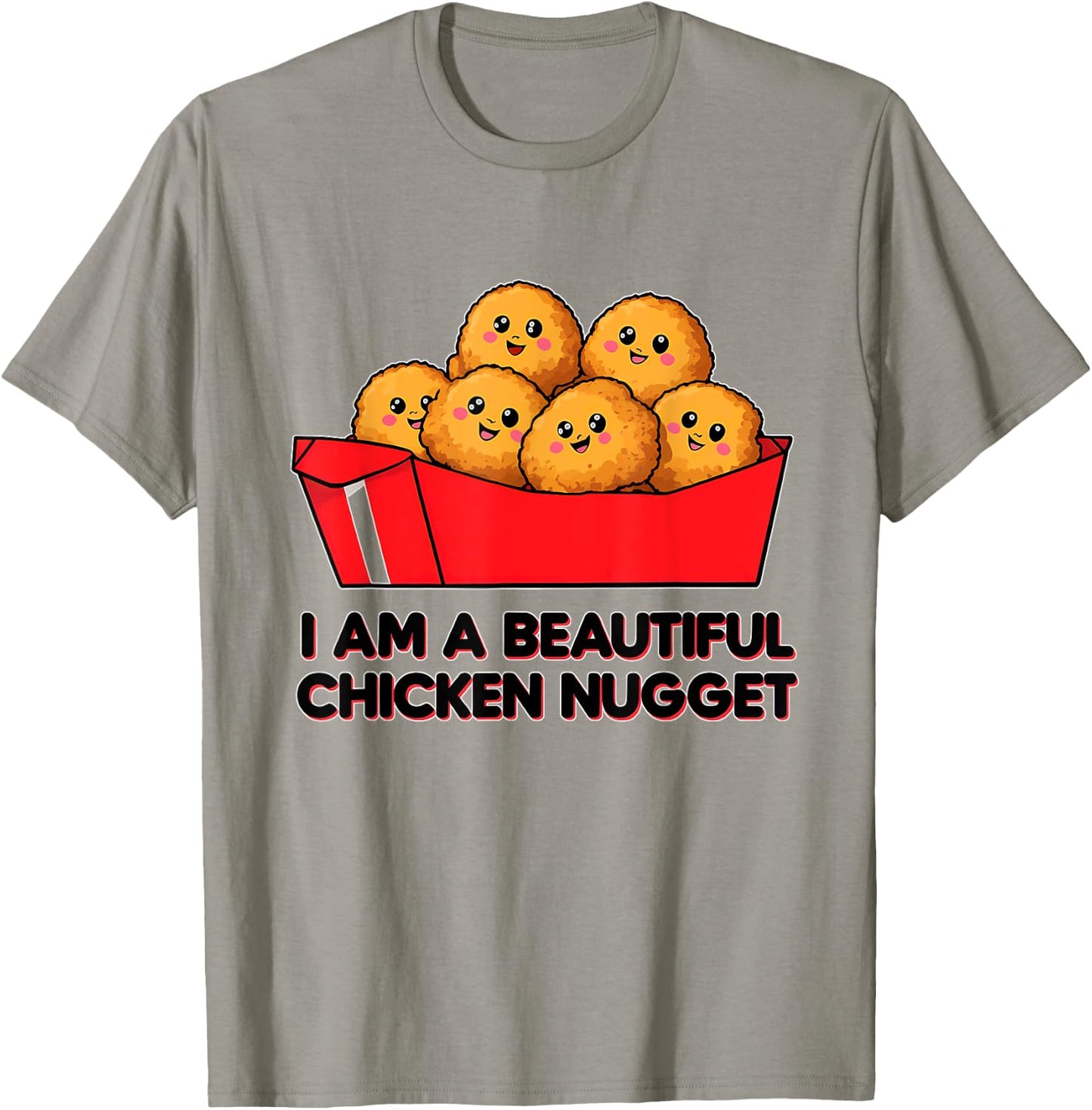 I'm A Beautiful Chicken Nugget Halloween Costume T-Shirt - T-Shirt | Sand