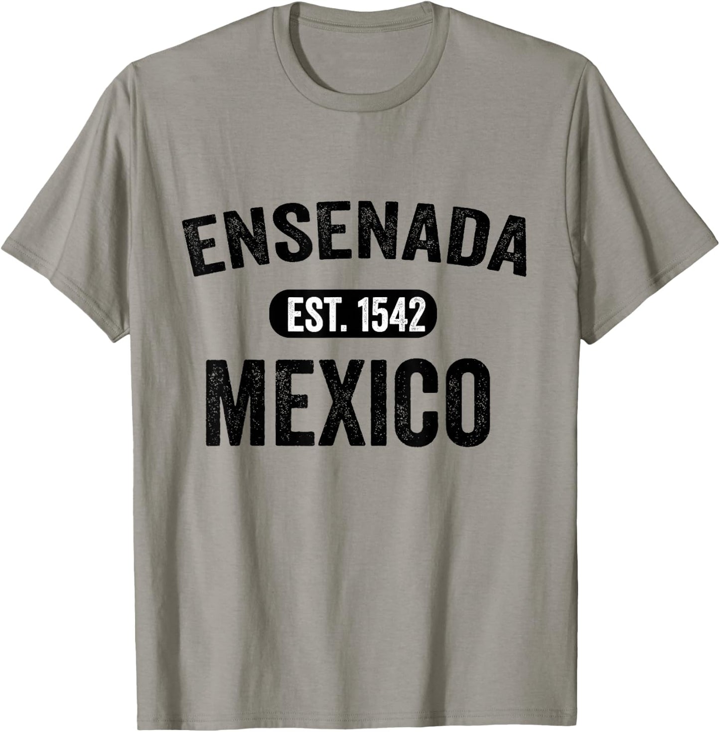 Ensenada Souvenir Mexico Retro Vintage Travel Men Women T-Shirt - T-Shirt | Sand