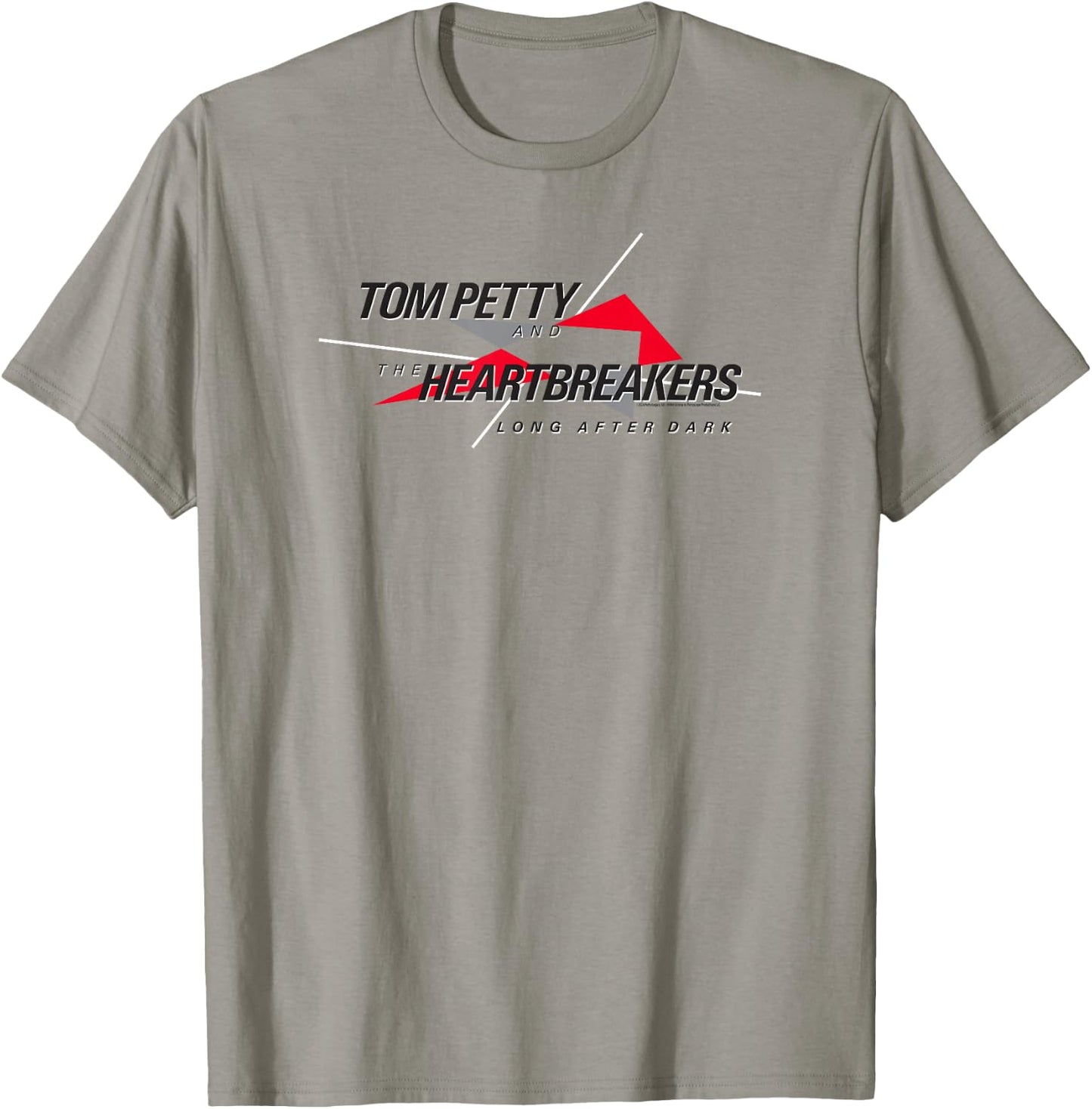 Tom Petty Long After Dark Logo Black Letters T-Shirt - T-Shirt | Sand