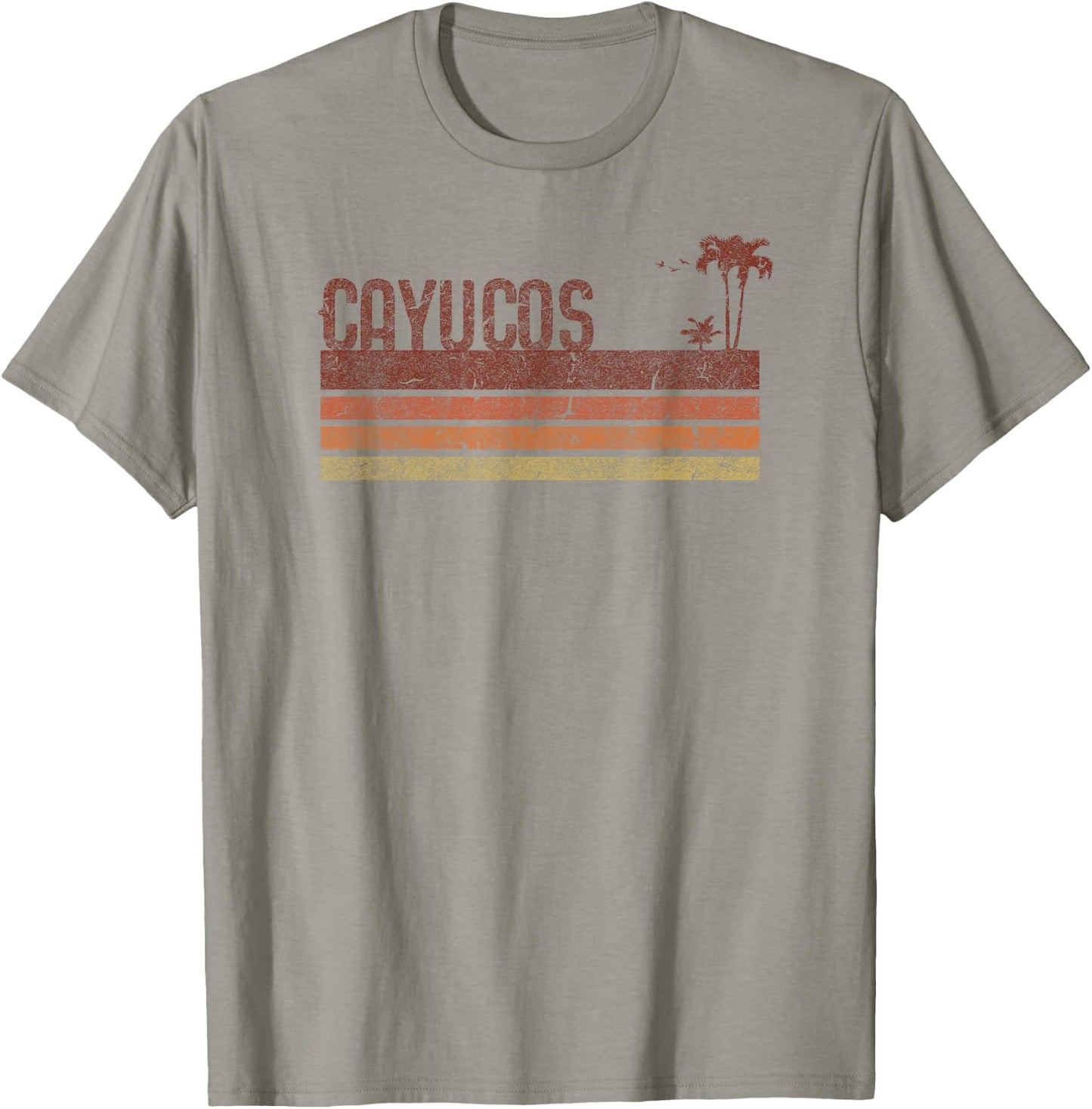 Cayucos California Vintage 70s 80s Vacation T-Shirt - T-Shirt | Sand